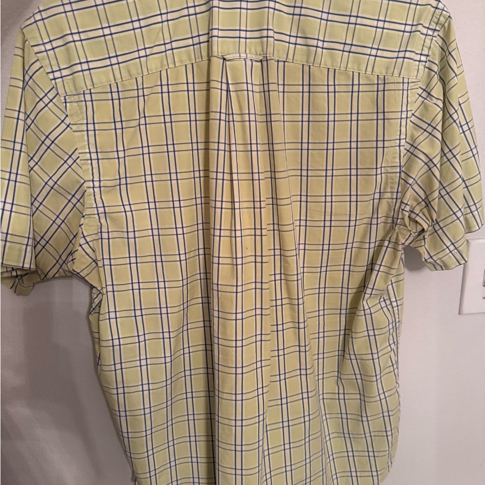 Nautica Yellow Checkered Men's Shirt - Picture 3 of 7